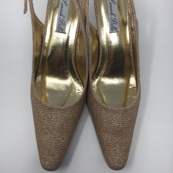 Lunnah Bella  Shoes Gold 2.5 Inches heel - 1.3 - Picture 4 of 13